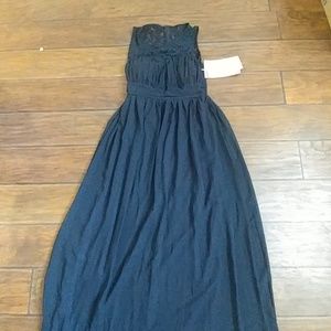 Prom dress size medium navy blue brand new with ta